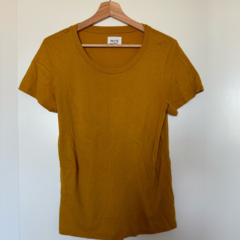 Mate T-shirt. Great condition, Yellow Mustard color.